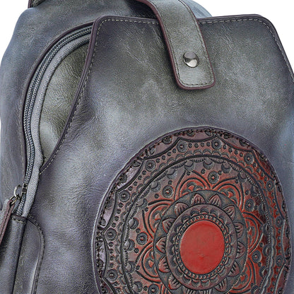 Grey Antique Backpack