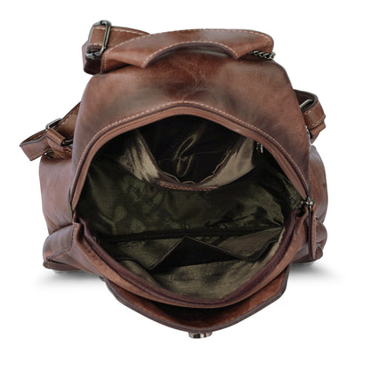 Beige Antique Backpack