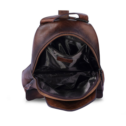 Brown Antique Backpack