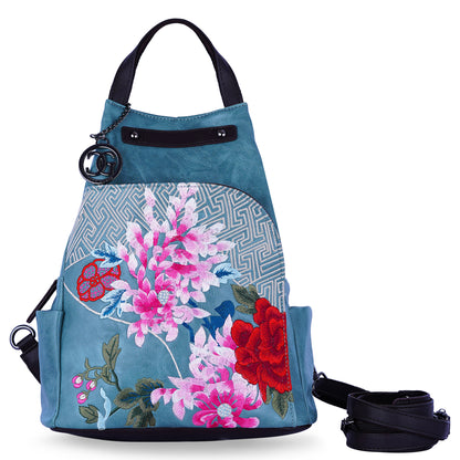 Blue Antique Backpack Bold