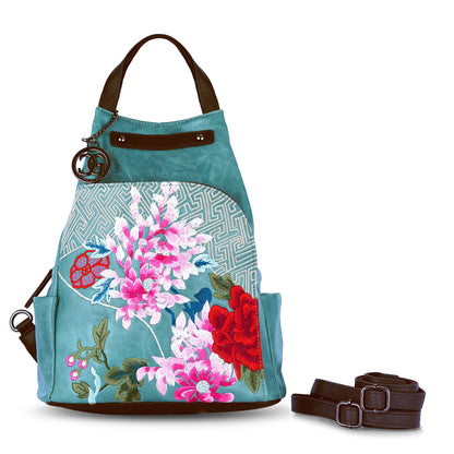 Blue Antique Backpack Bold