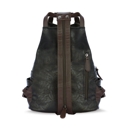 Black Antique Backpack Modern