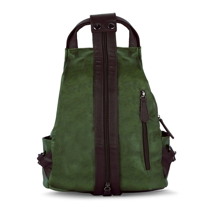 Green Antique Backpack Urban