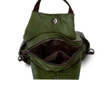 Green Antique Backpack Urban