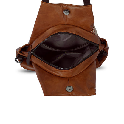Tan Antique Backpack Traveler