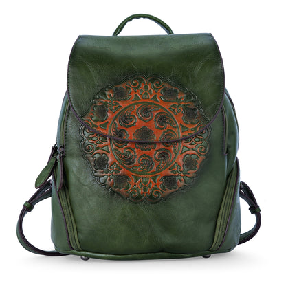 Green Antique Backpack