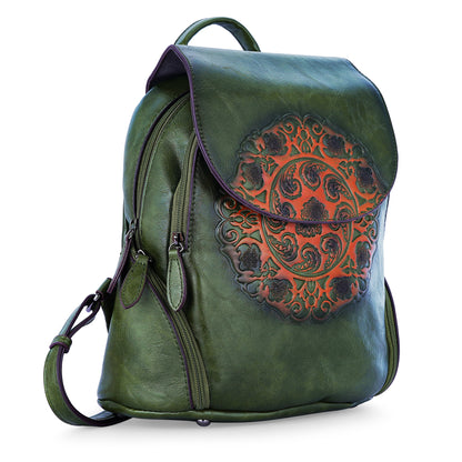 Green Antique Backpack
