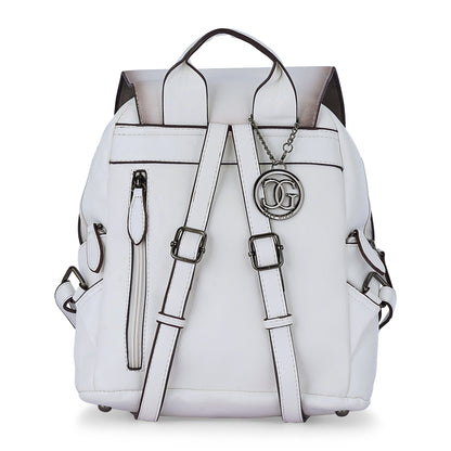 White Antique Backpack