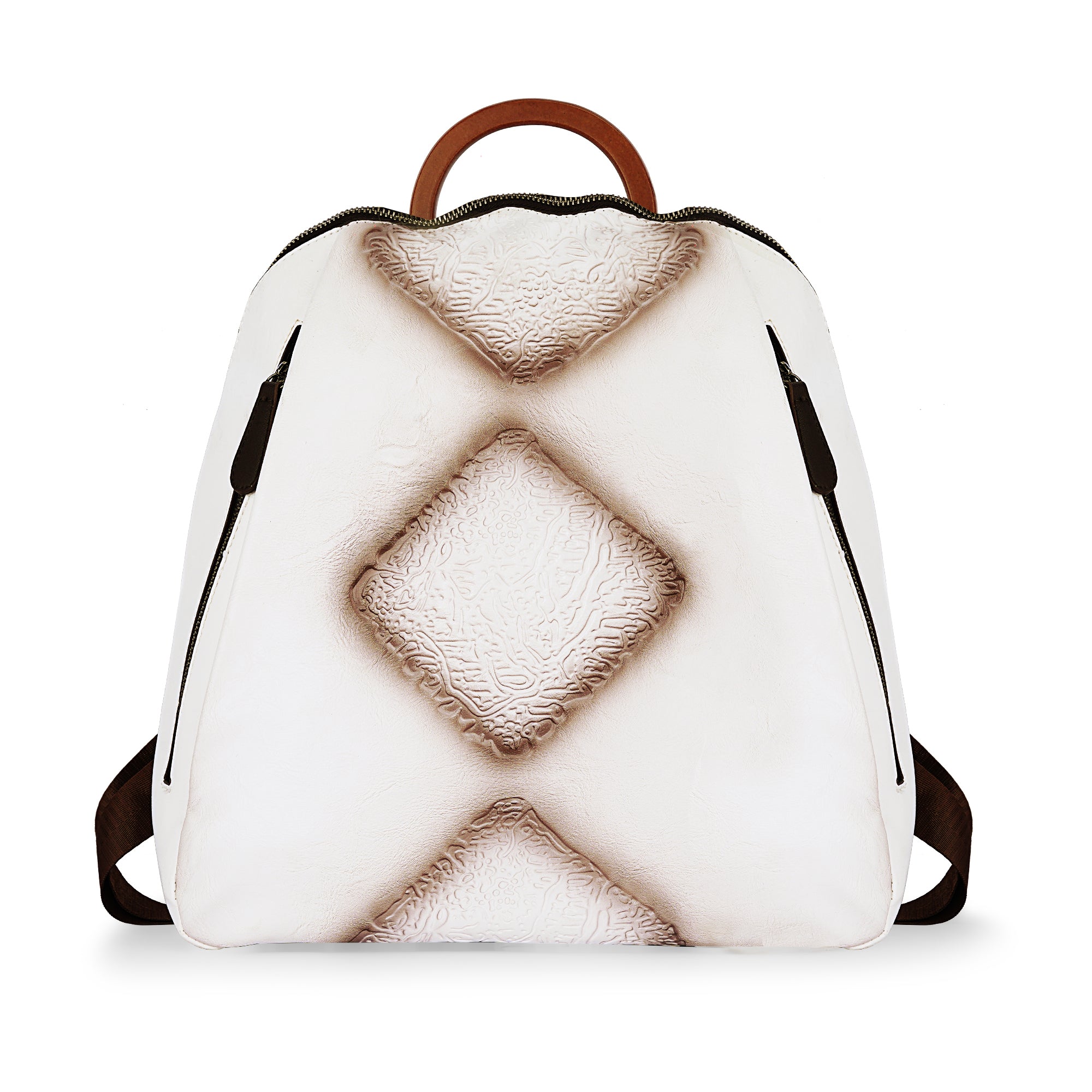 White Antique Backpack