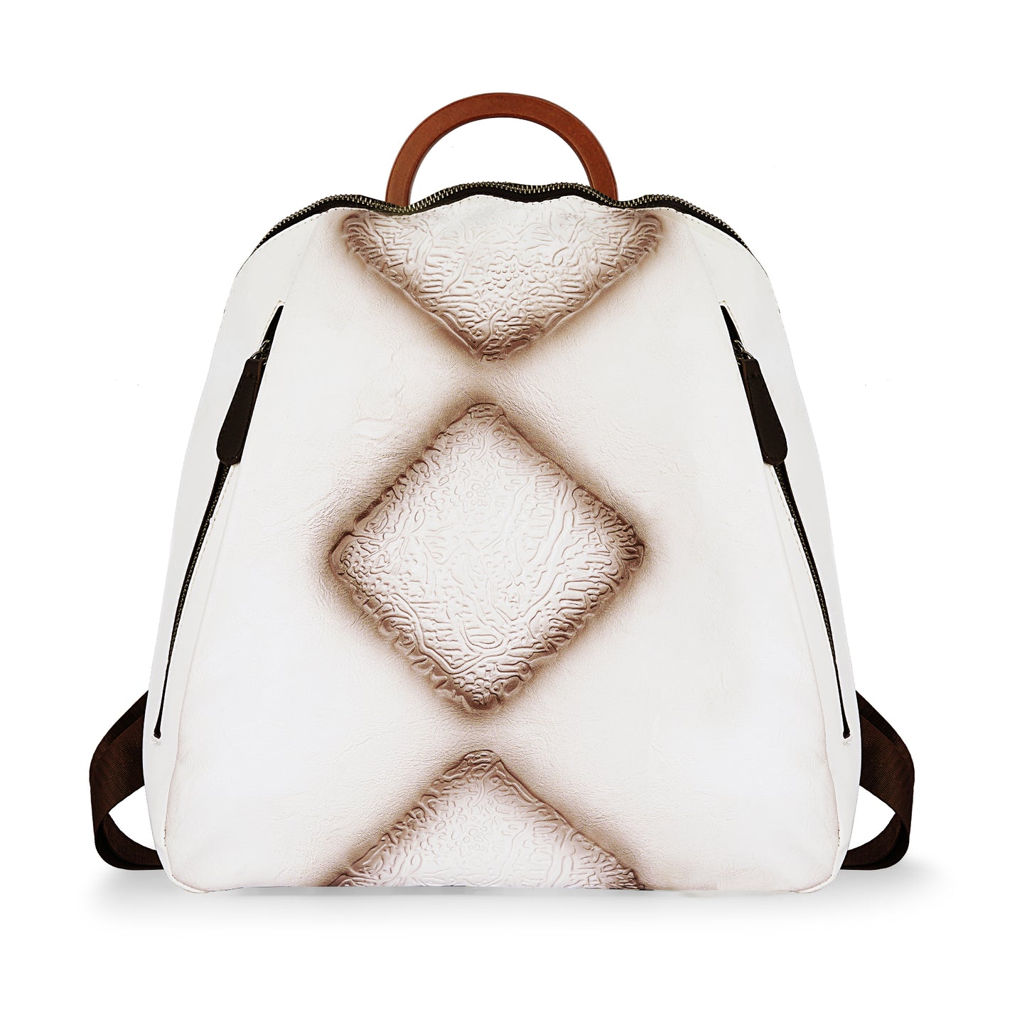 White Antique Backpack