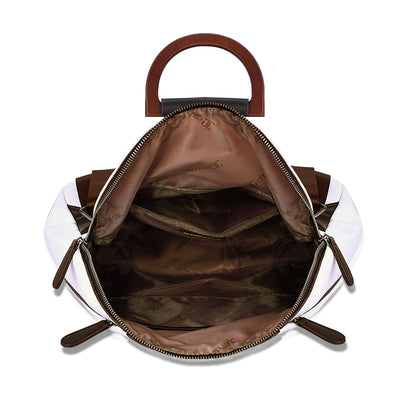 White Antique Backpack