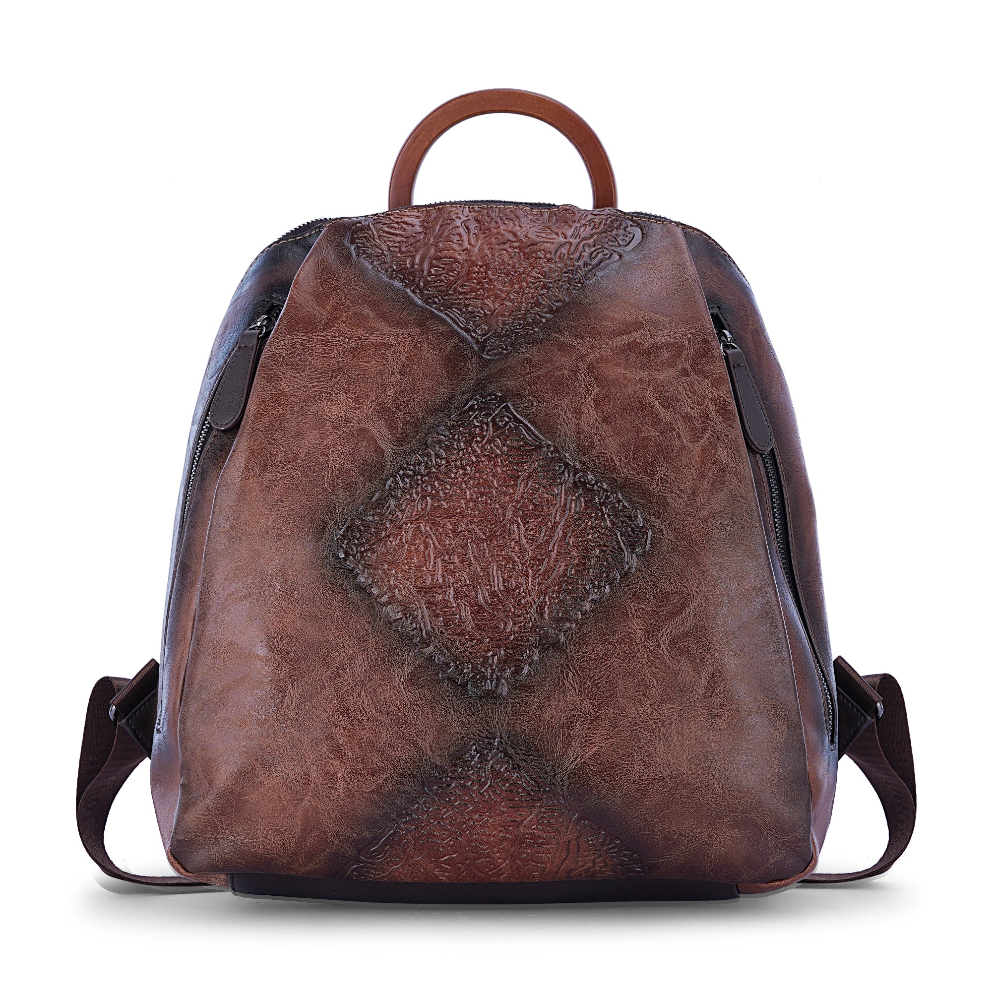 Beige Antique Backpack