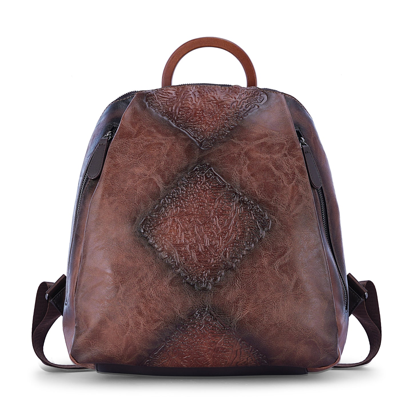 Beige Antique Backpack