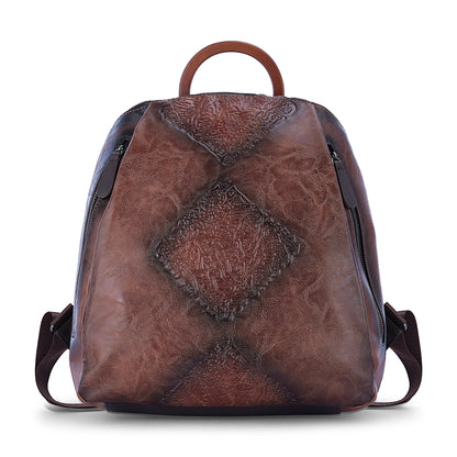 Beige Antique Backpack