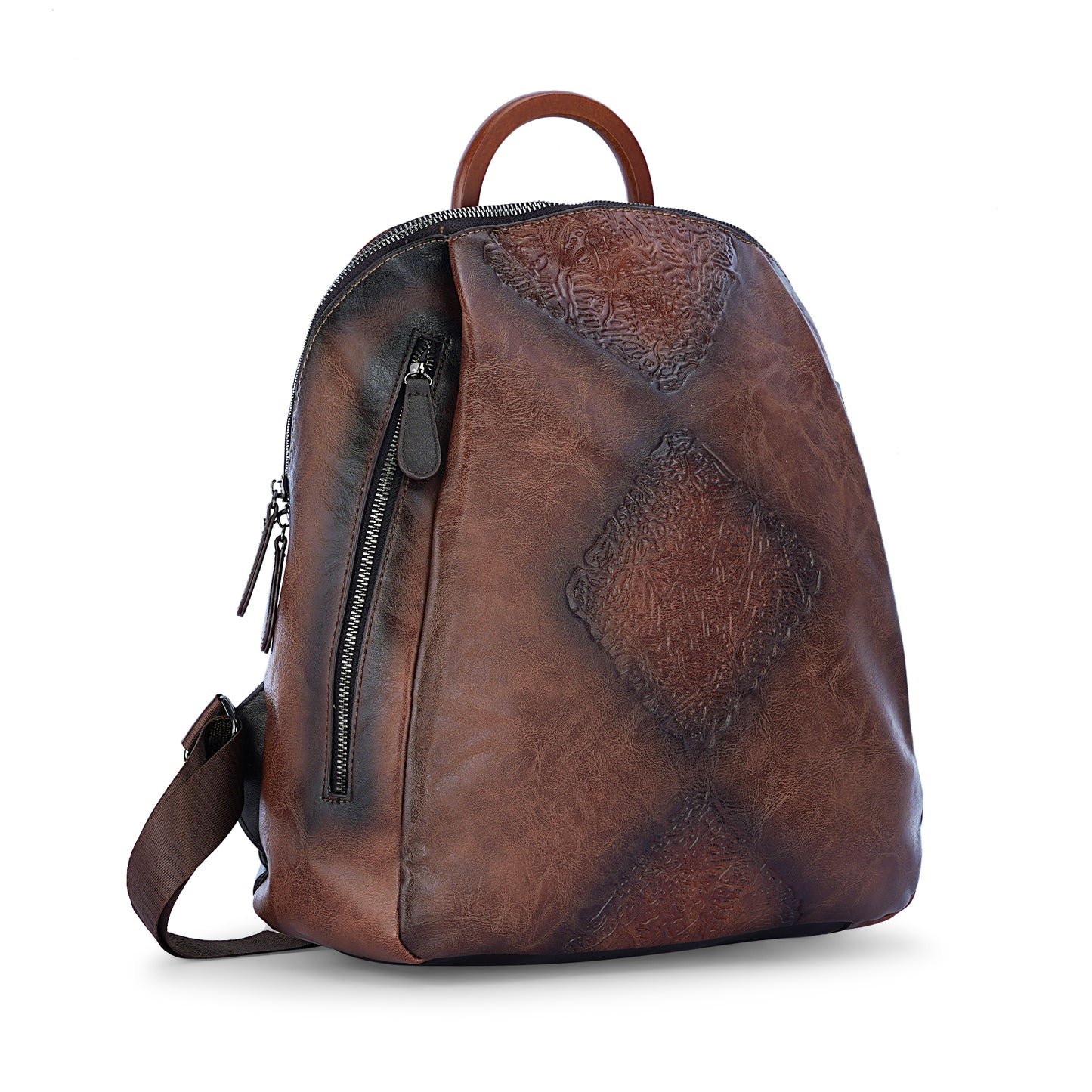 Beige Antique Backpack