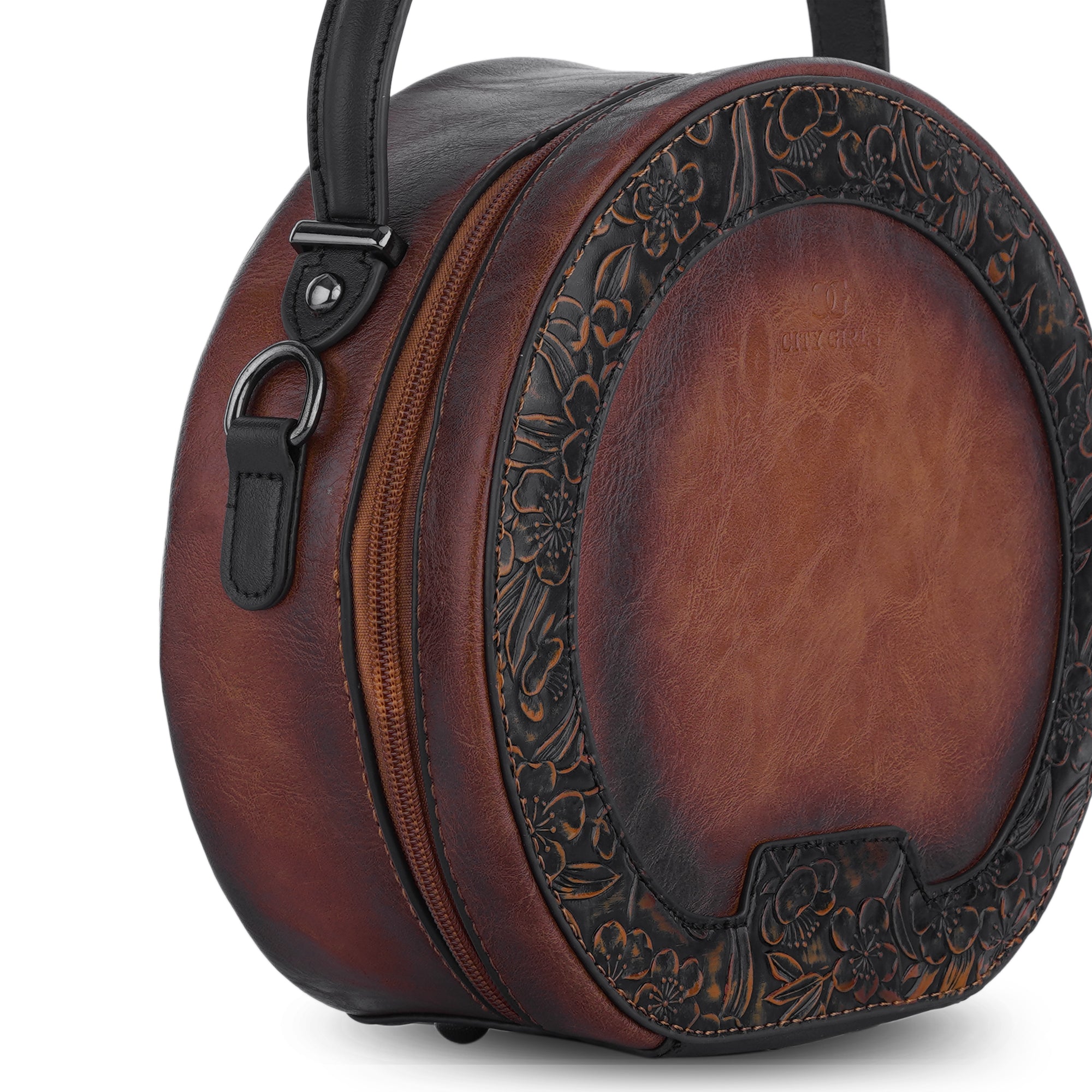 Tan Antique Satchel Classic