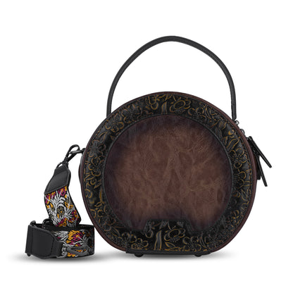 Brown Antique Satchel Retro