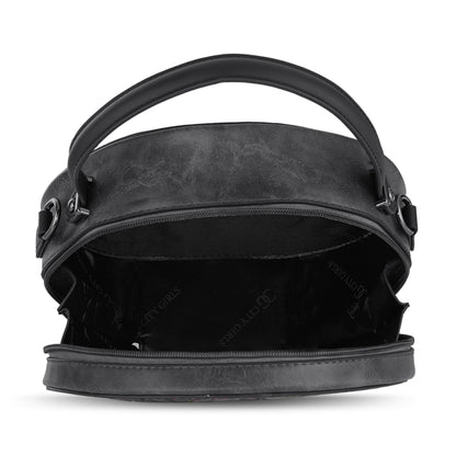 Grey Antique Satchel Utility