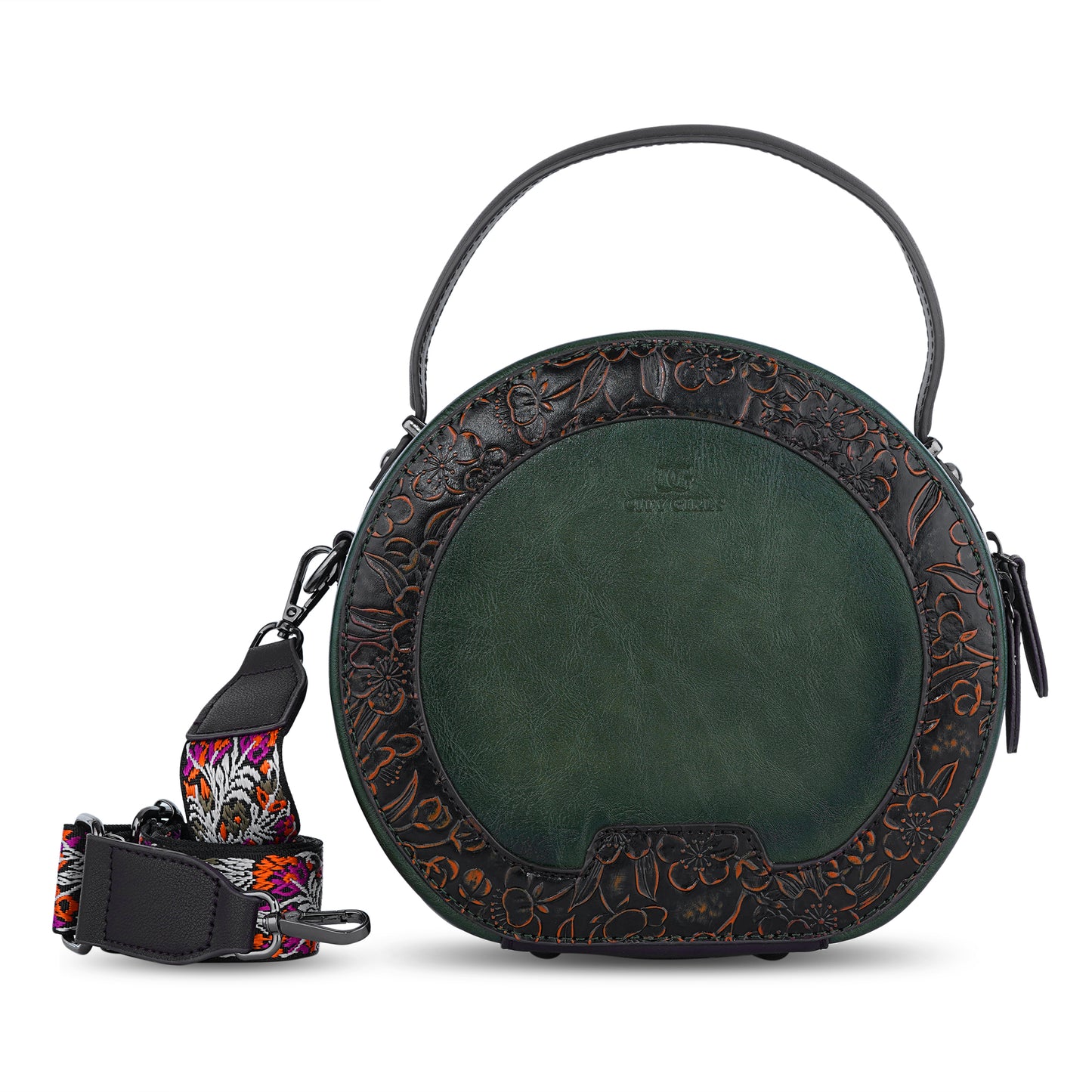 Green Antique Satchel Heritage