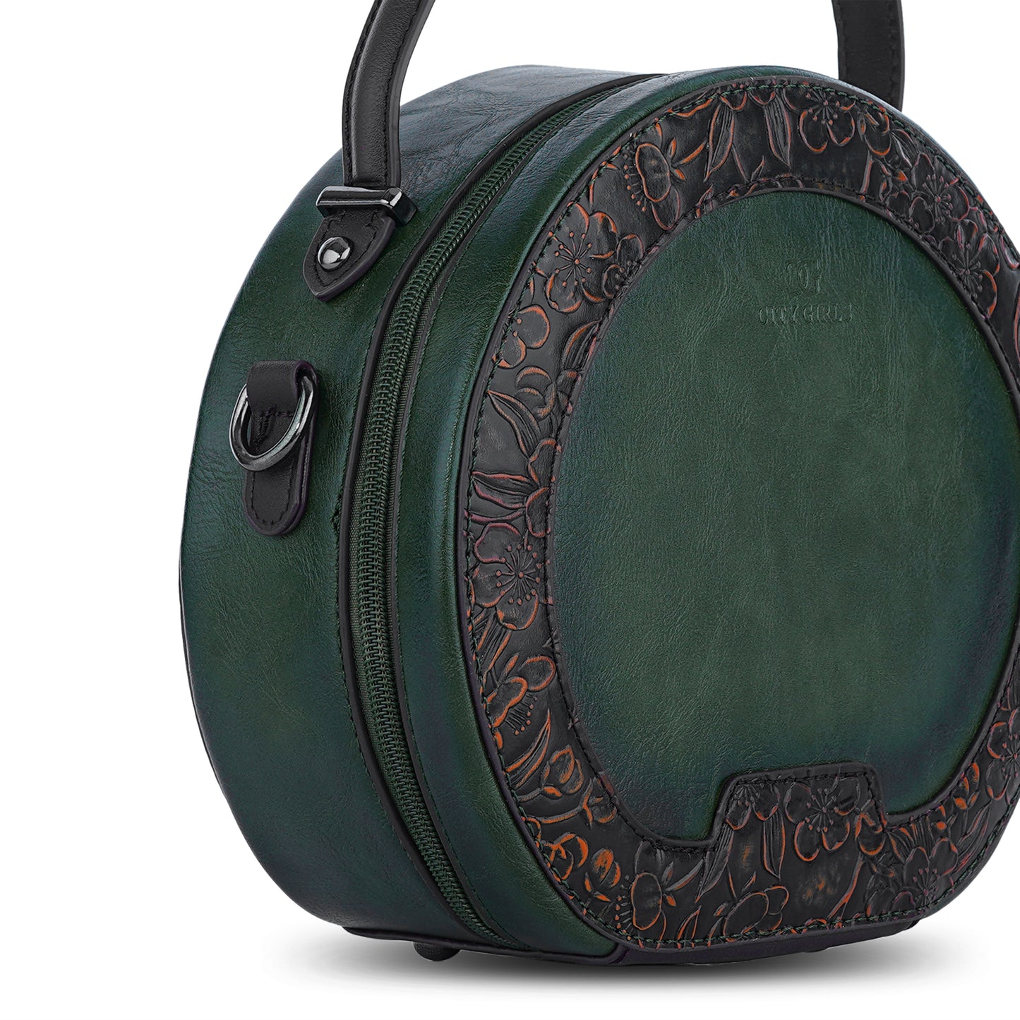 Green Antique Satchel Heritage