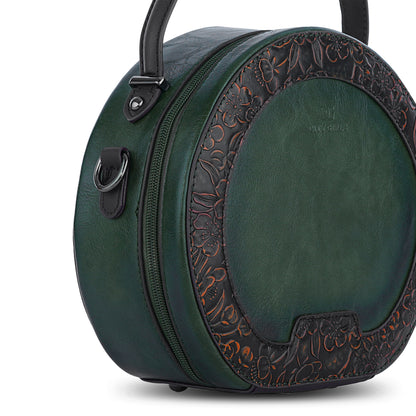 Green Antique Satchel Heritage
