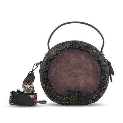 Beige Antique Satchel Chic