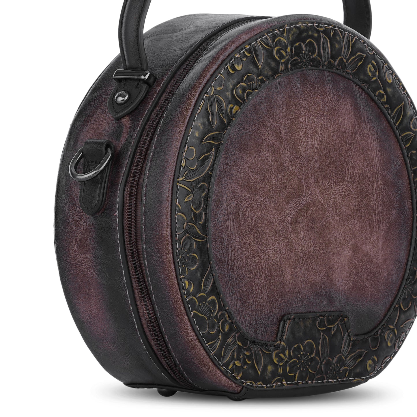 Beige Antique Satchel Chic