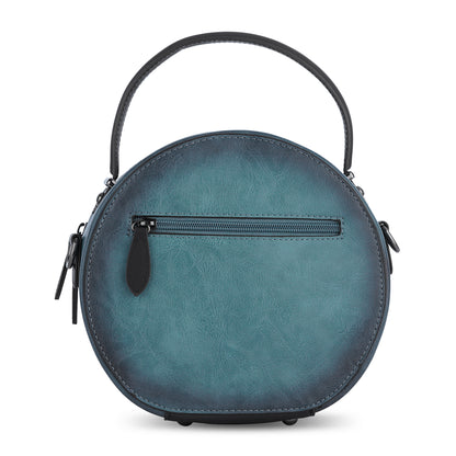 Blue Antique Satchel Luxe