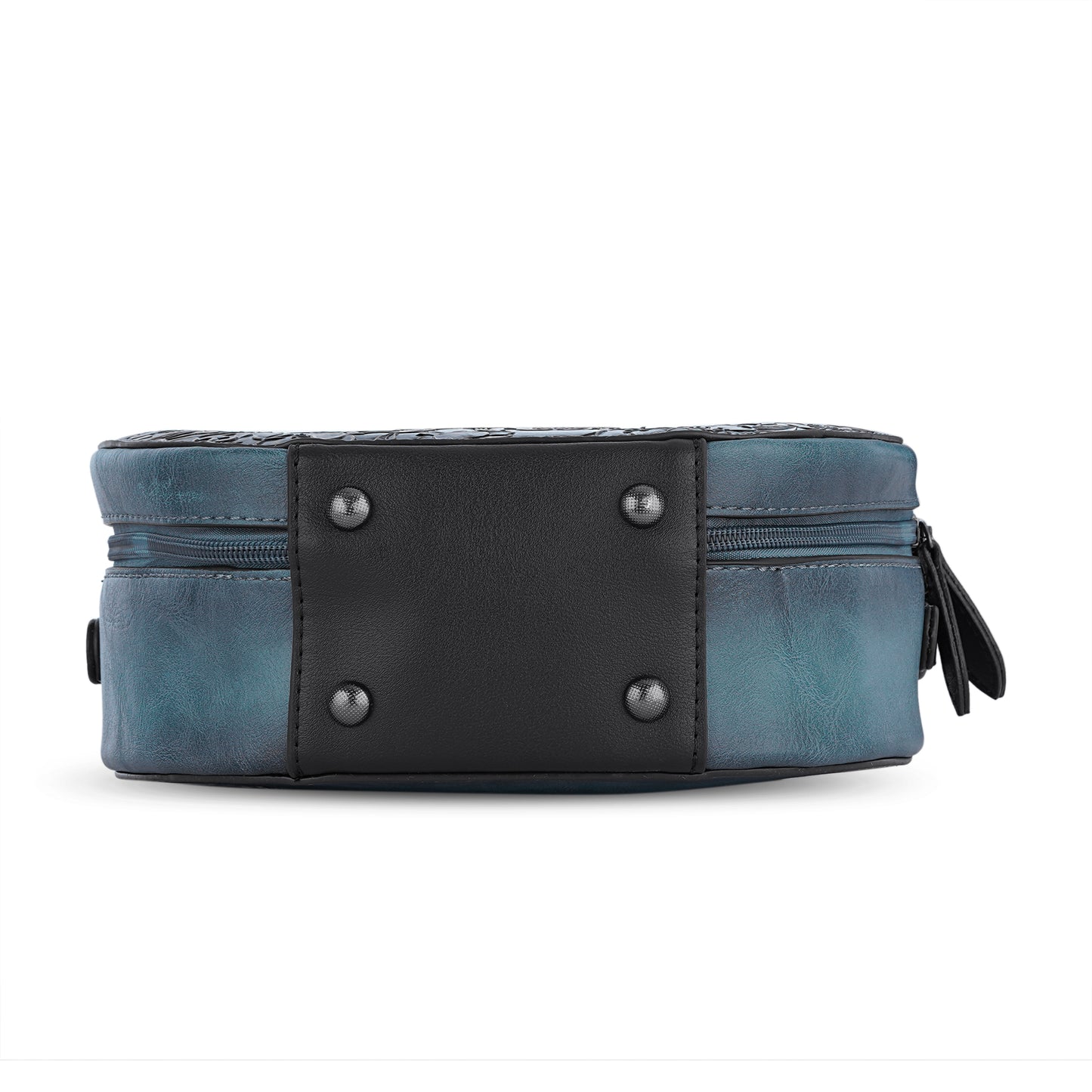 Blue Antique Satchel Luxe