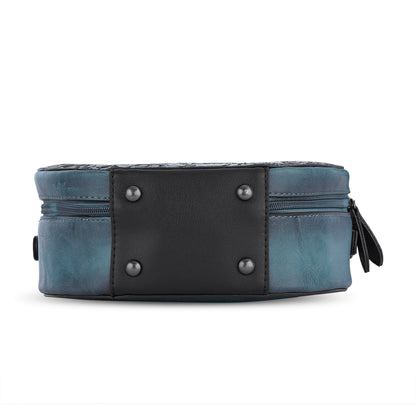 Blue Antique Satchel Luxe