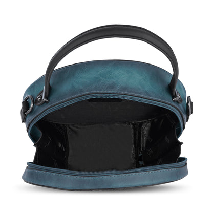 Blue Antique Satchel Luxe