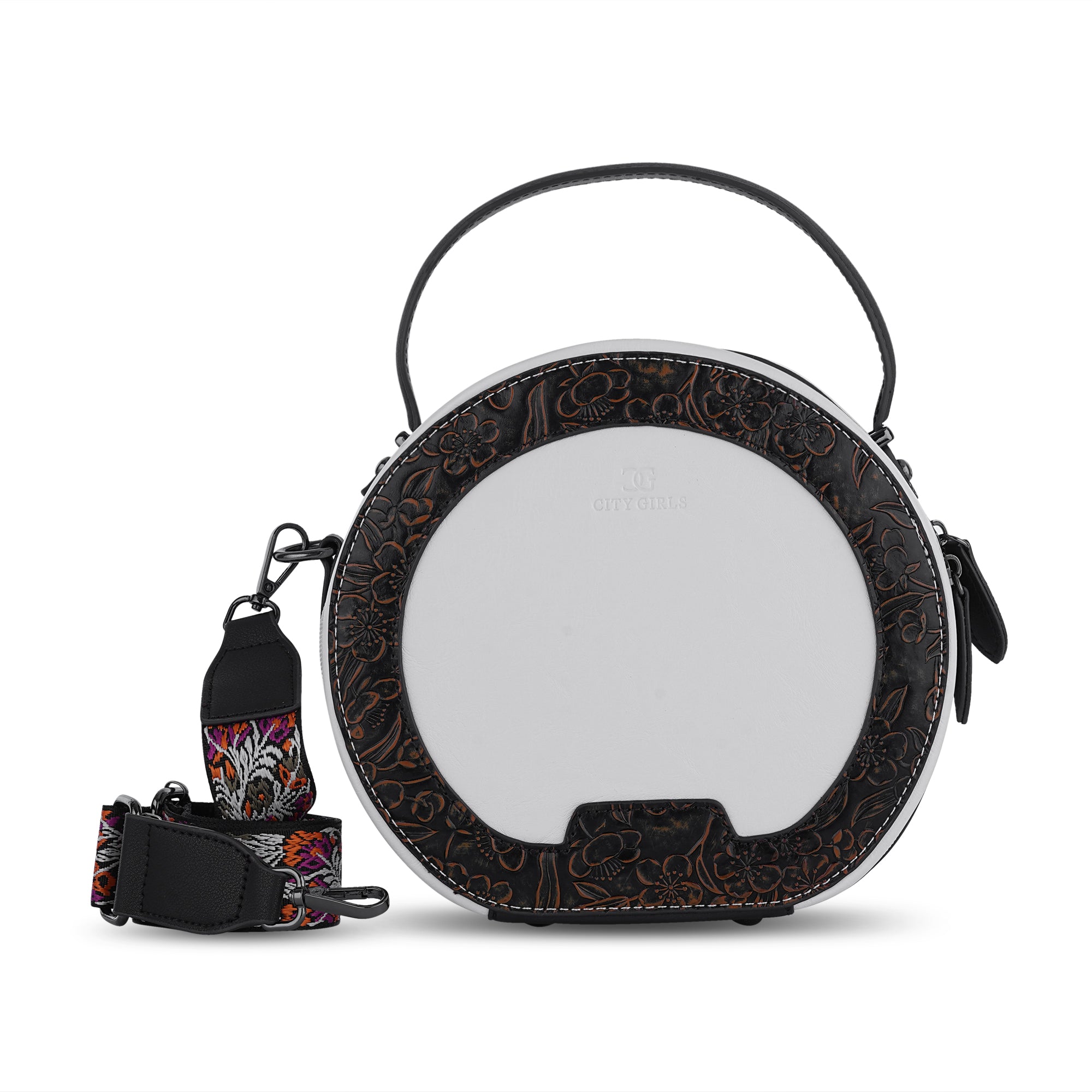 White Antique Satchel Pure