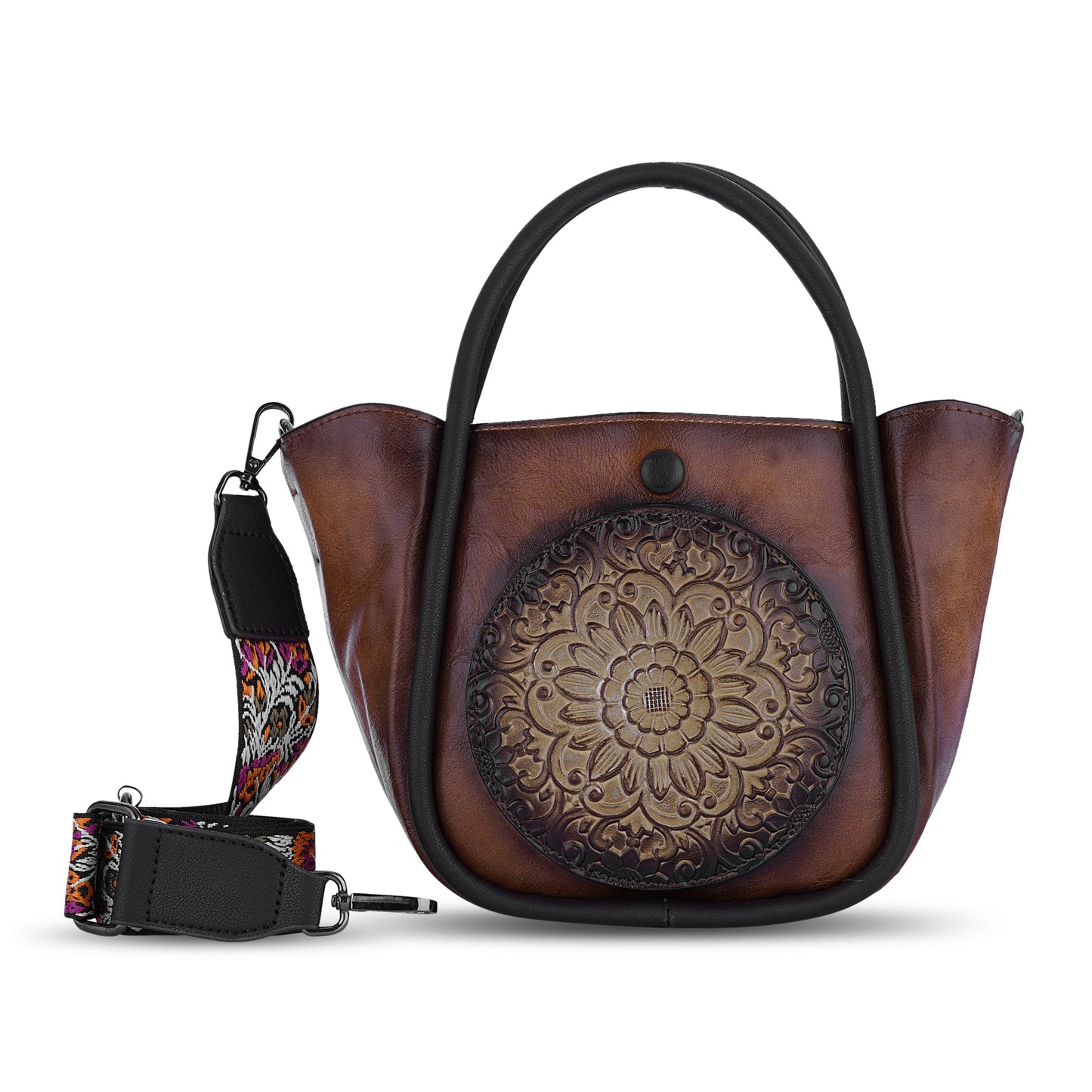 Tan Antique Handheld Bag Classic