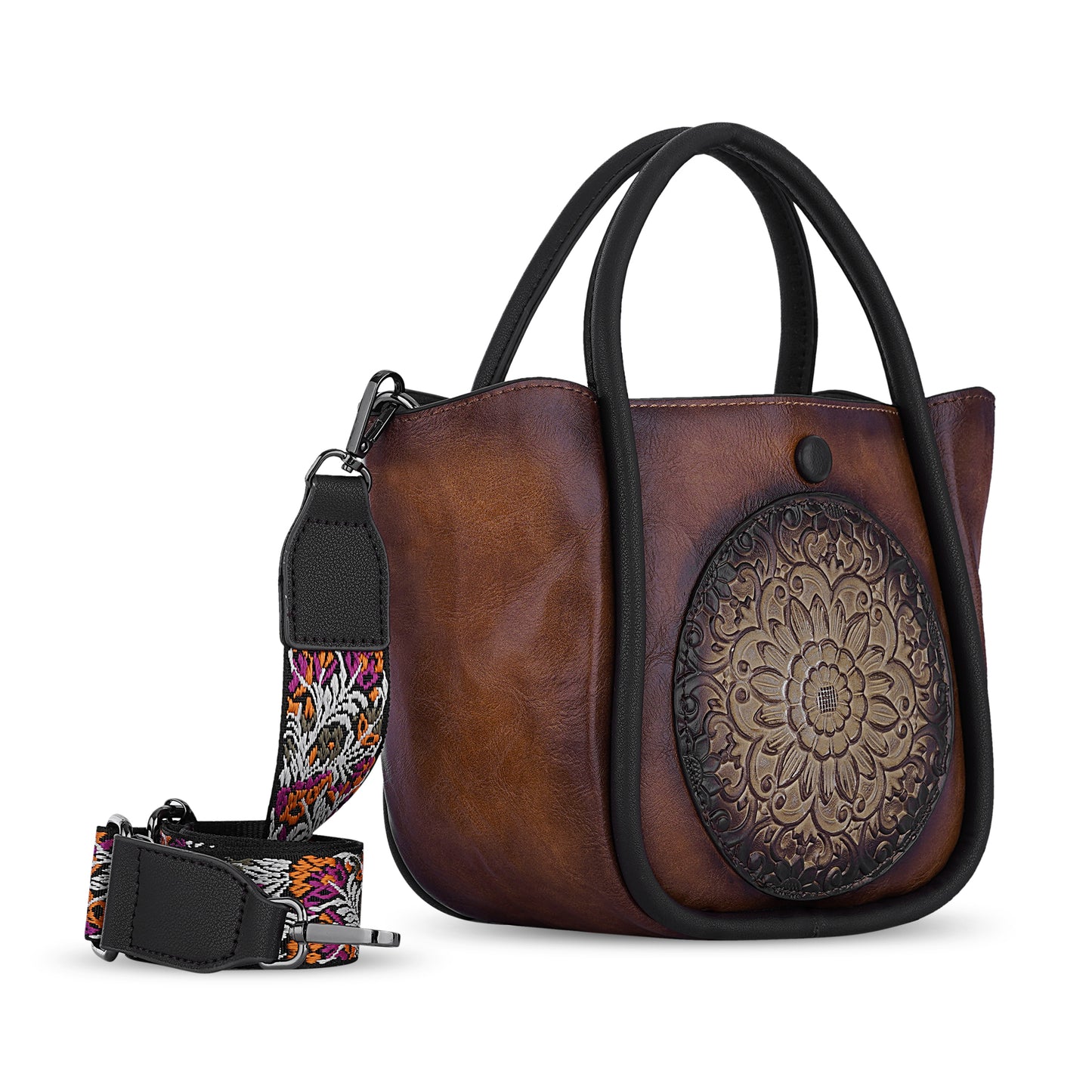 Tan Antique Handheld Bag Classic