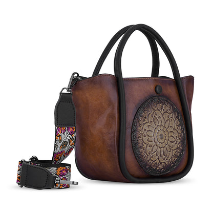 Tan Antique Handheld Bag Classic