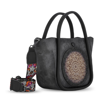 Grey Antique Handheld Bag Vintage