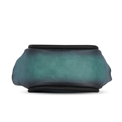 Blue Antique Handheld Bag Retro