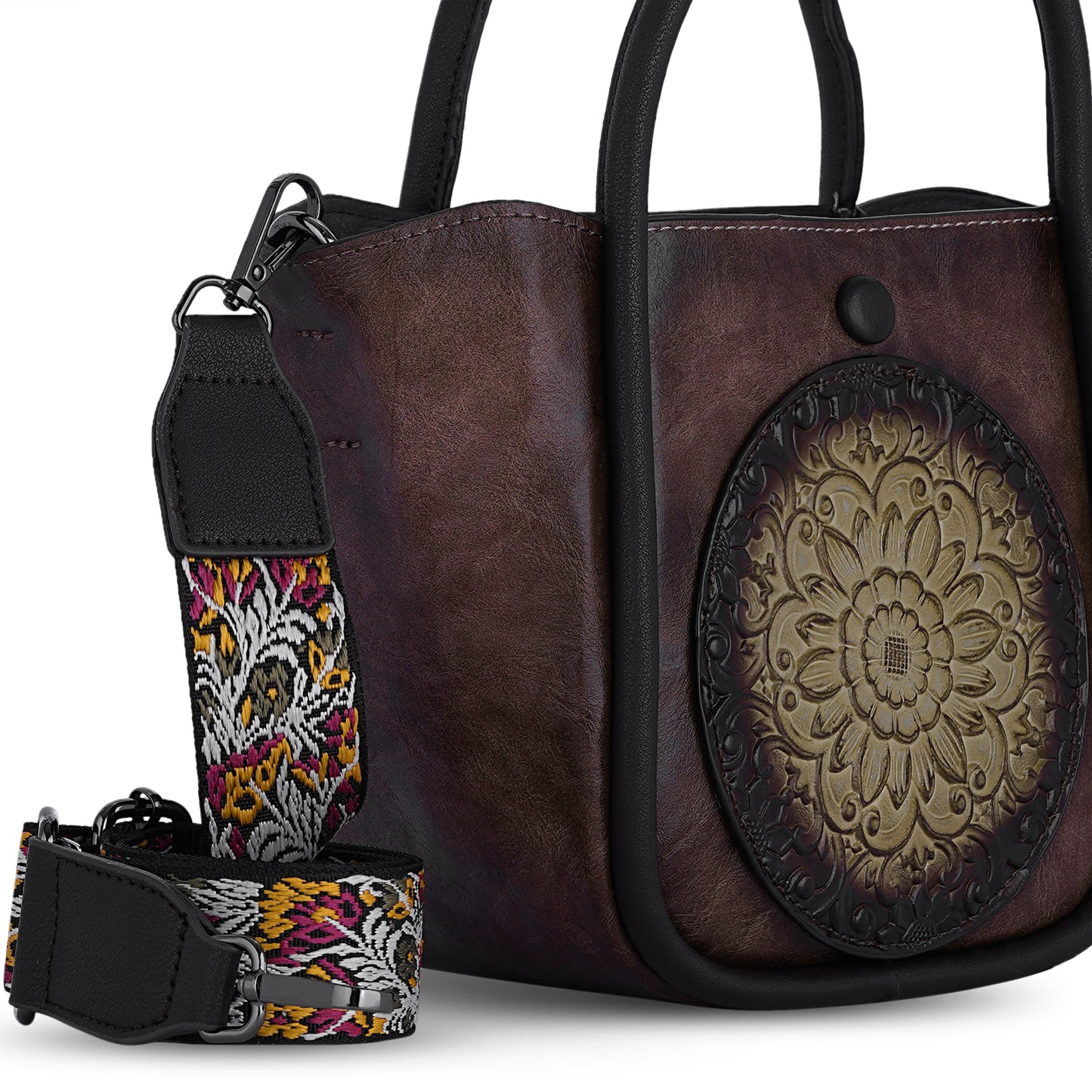 Beige Antique Handheld Bag Chic