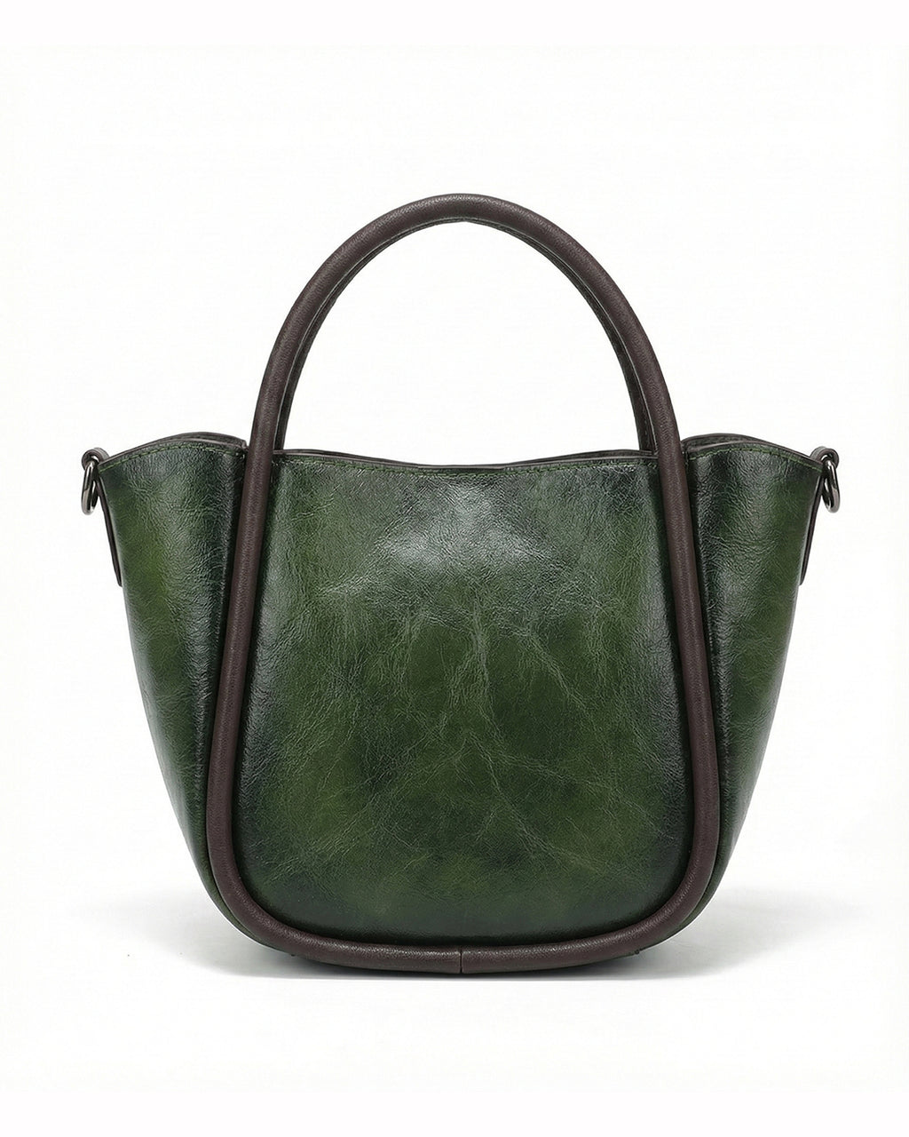 Artisanal Burnished Floral Medallion Bag
