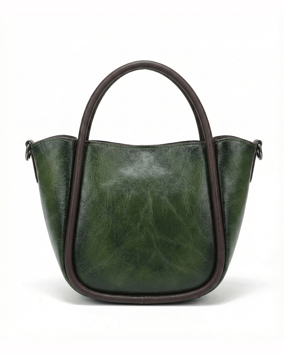 Artisanal Burnished Floral Medallion Bag