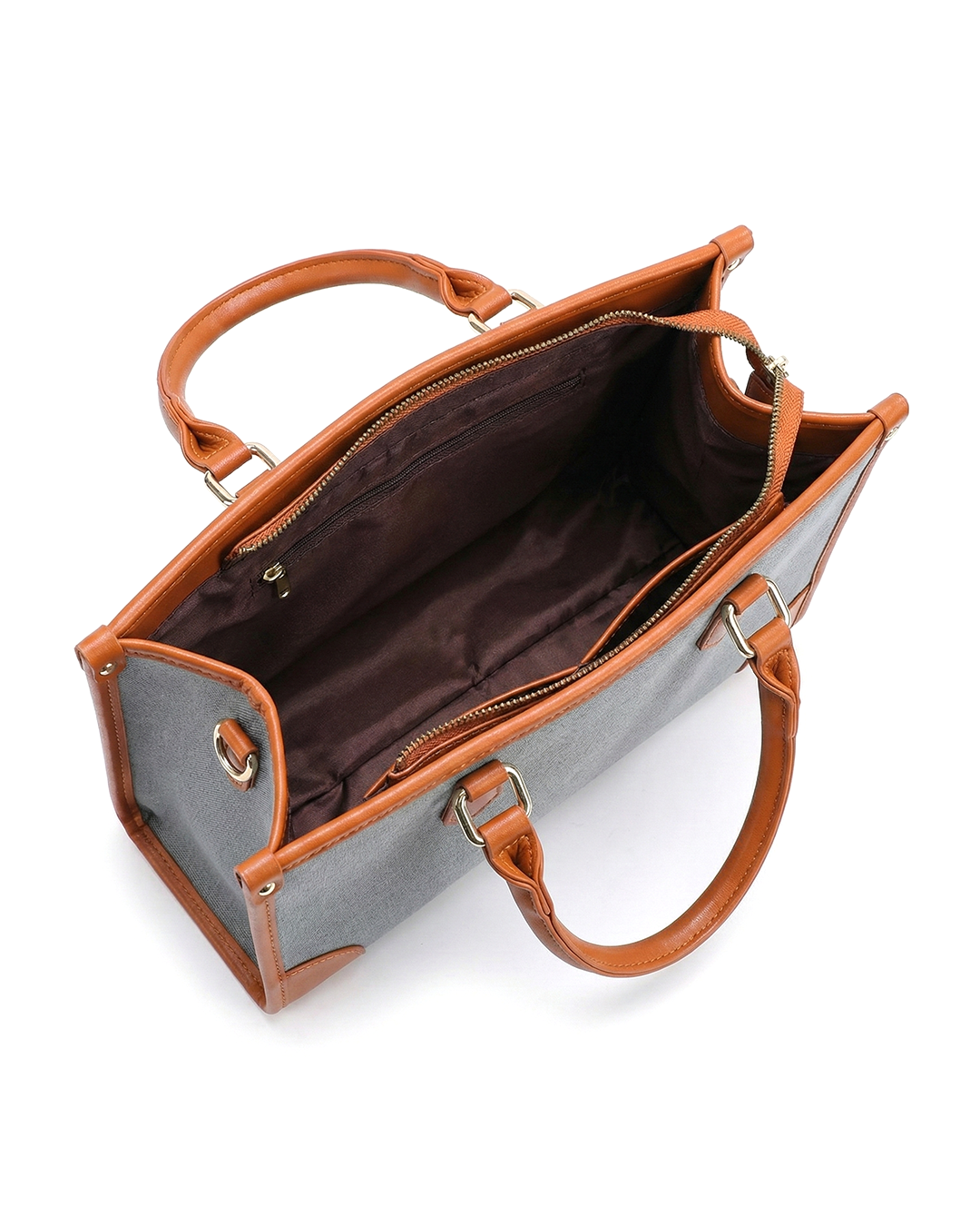 Classic CG  Contrast Trim Textured Satchel