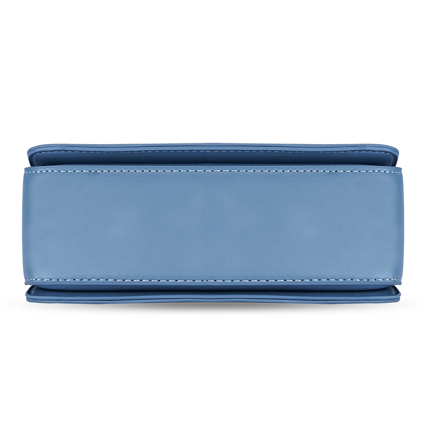 Blue Structured Satchel Bag