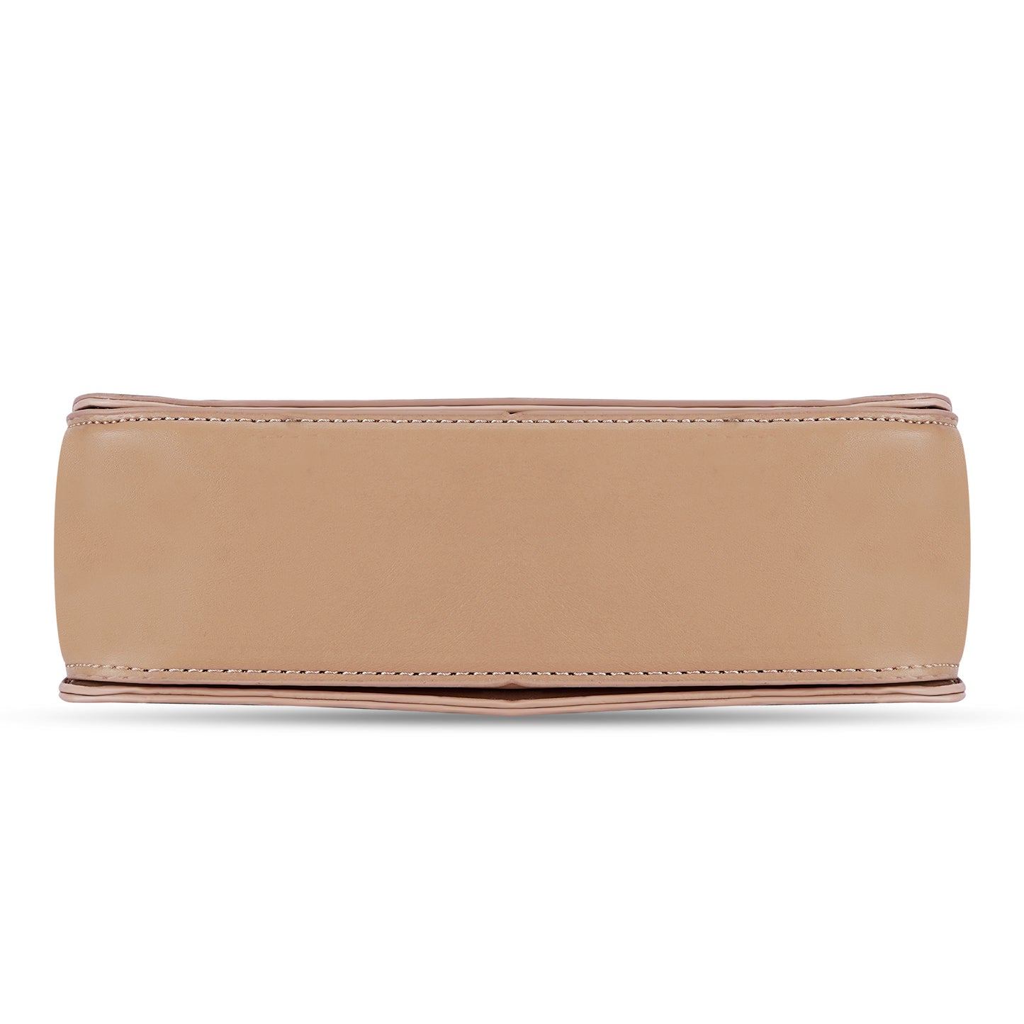 Khaki Structured Satchel Bag