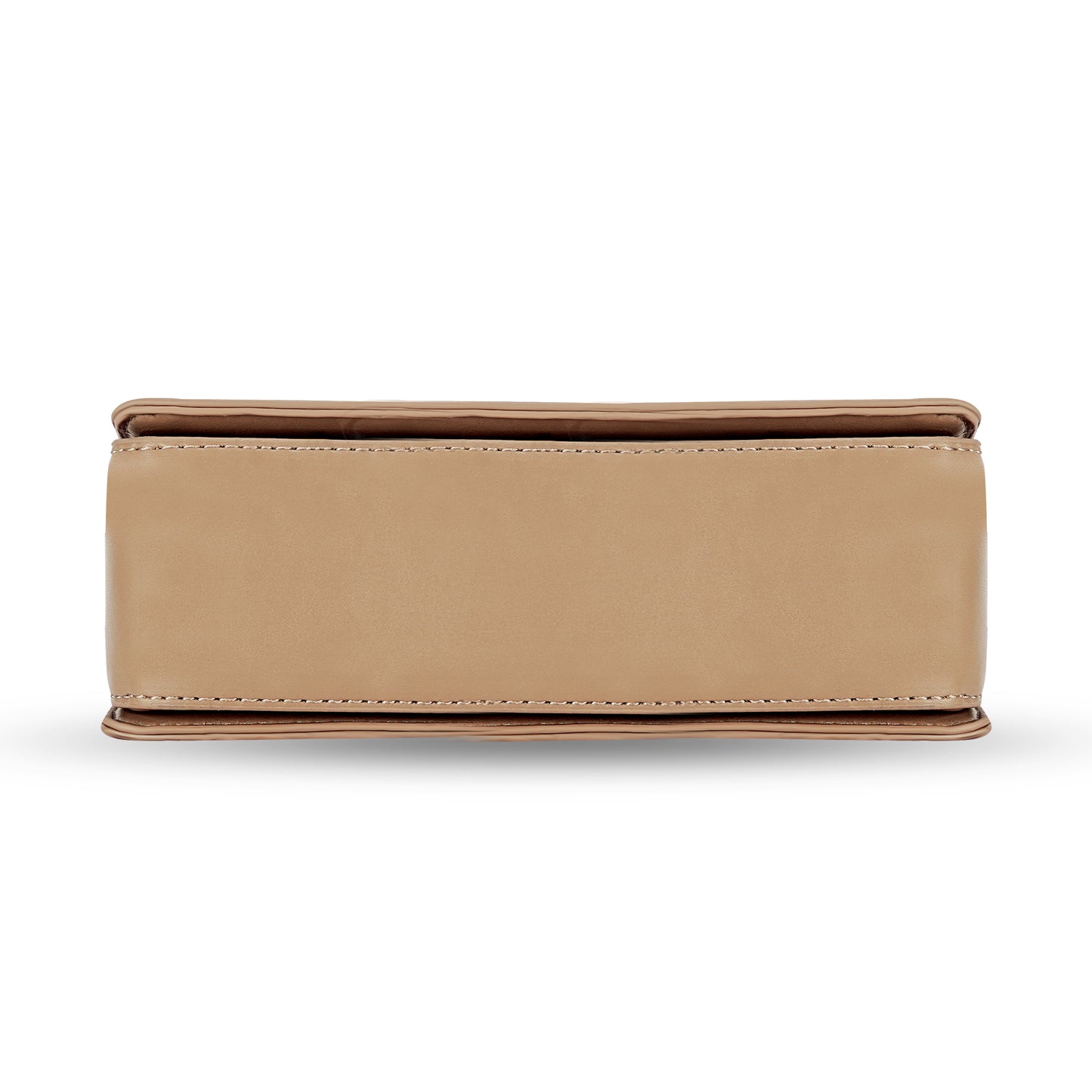 Khaki Colourblocked Sling Bag