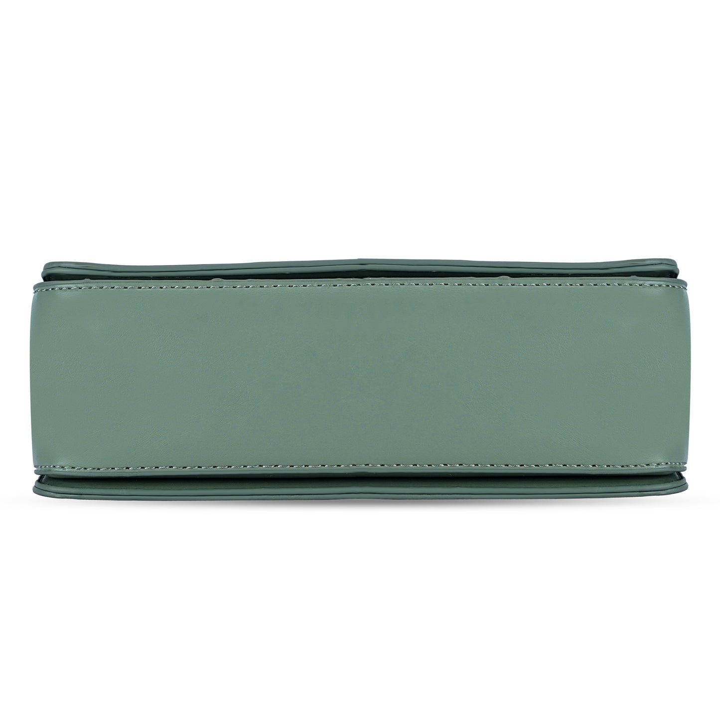 Green Structured Satchel Bag