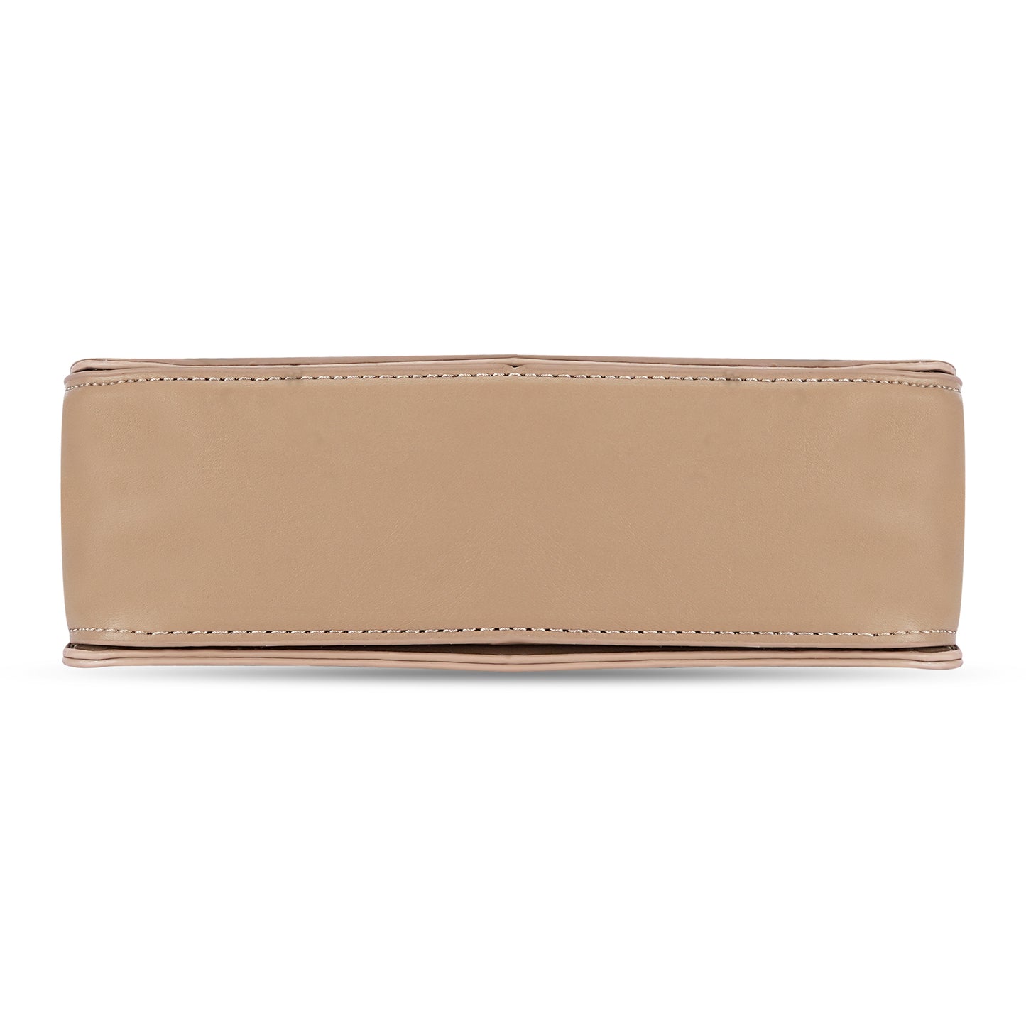 Khaki Structured Satchel Bag