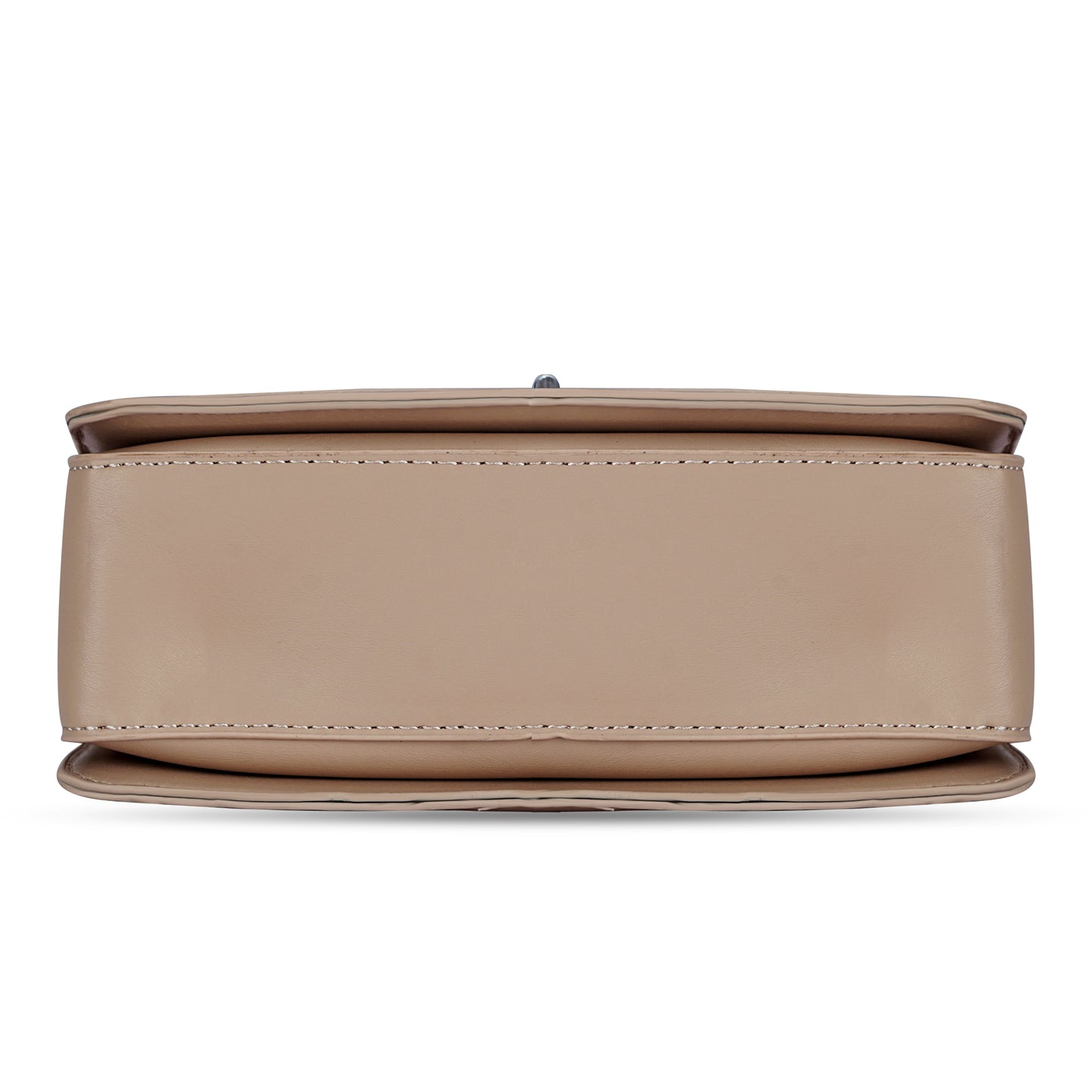 Beige Colourblocked Sling Bag