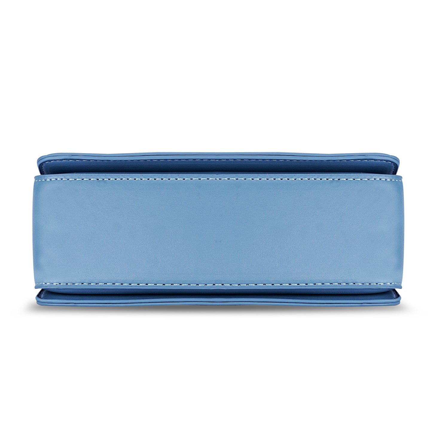 Blue Structured Satchel Bag