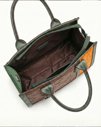 Elite Embossed CG Patchwork Bag