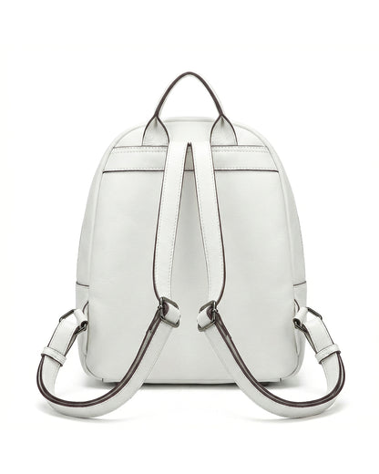 Embossed Rose Textured Luxury Backpack
